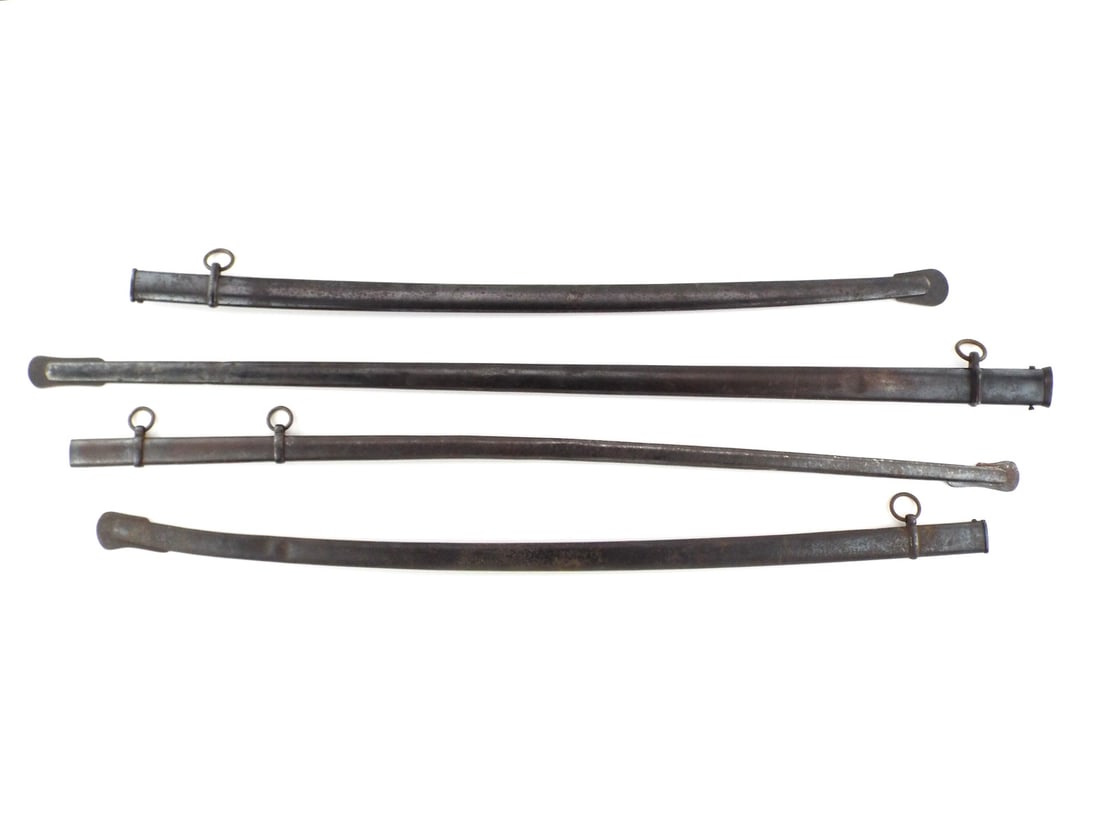 Group of Four Sword Scabbards with Varying Patina (1 of 4)