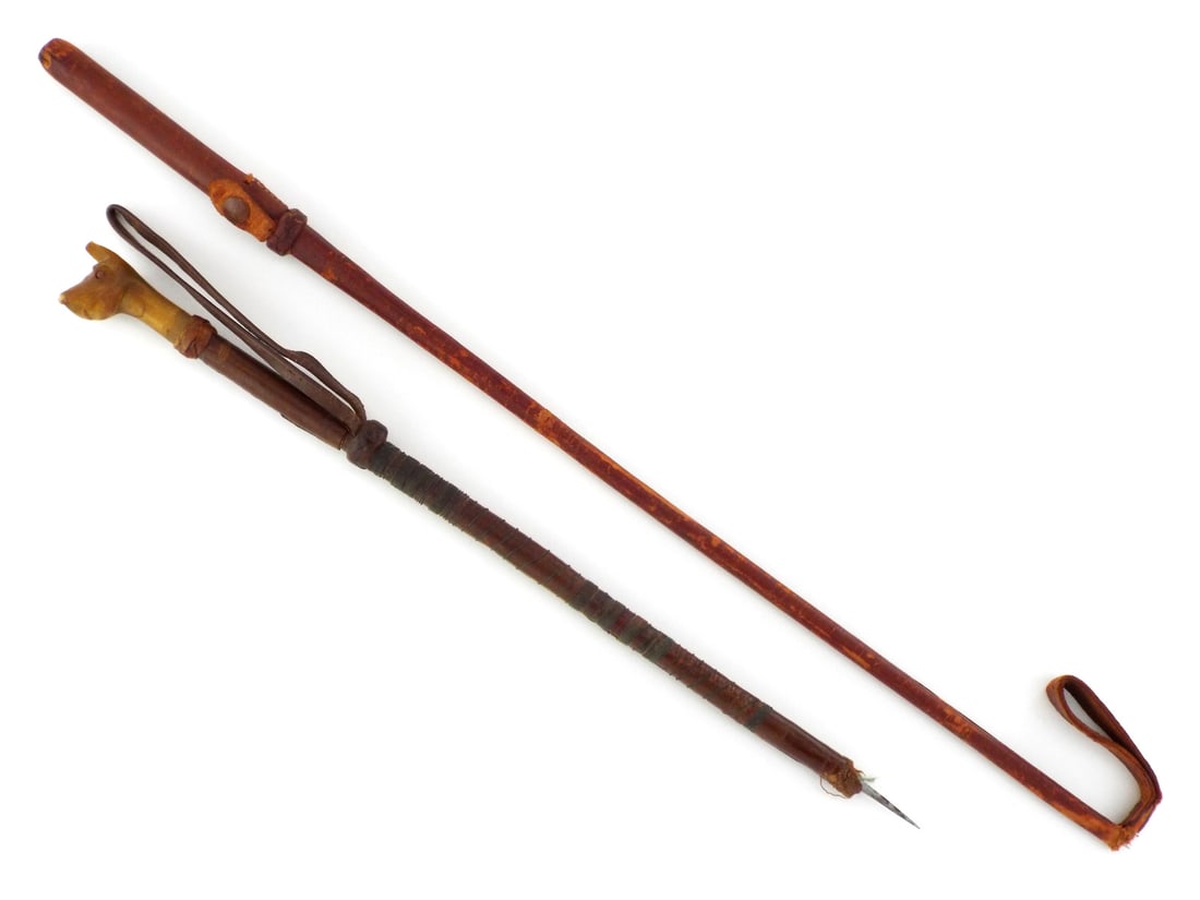 Pair of of 2 Short Sword Horse Riding Crops (1 of 9)