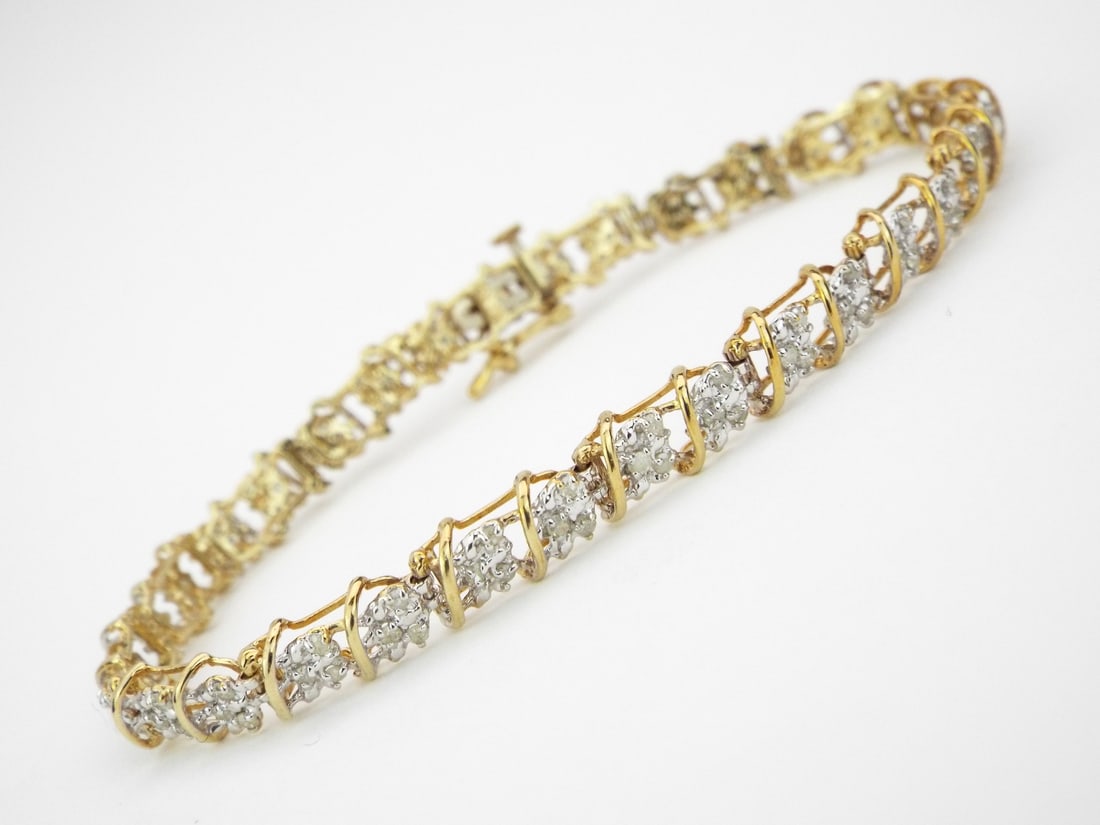DIAMOND BRACELET 10k Gold (1 of 6)