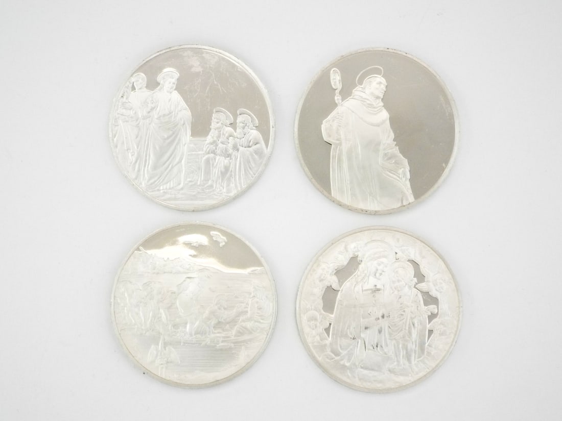 Group of Vatican 1970's Commemorative Medals FRANKLIN MINT Proof Sterling Silver (1 of 6)