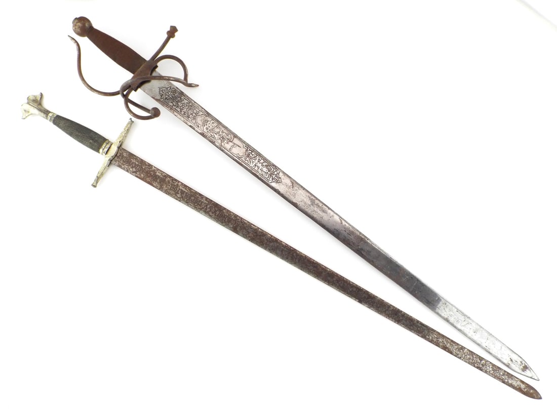 Pair of Large Spanish DECORATIVE SWORDS (1 of 5)