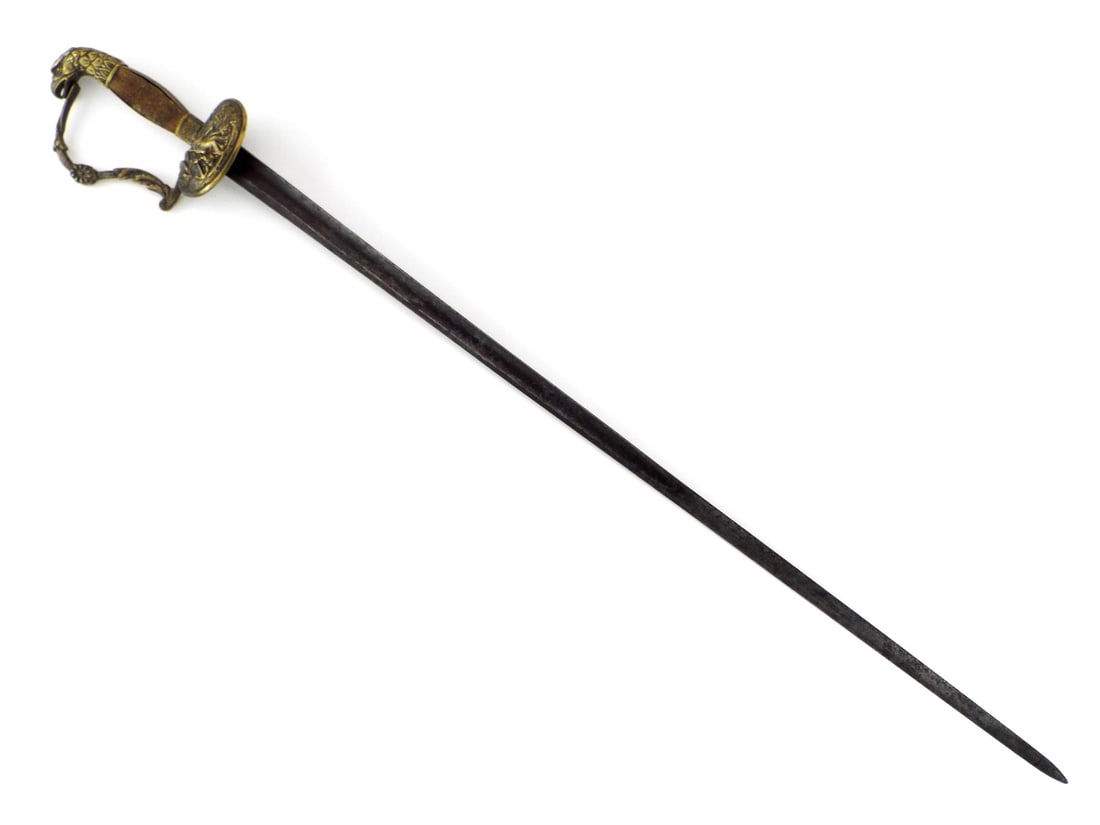 Rare Early American 1820s NAVAL OFFICER Sword or REVENUE CUTTER SERVICE with Eagle Head Pommel - 3