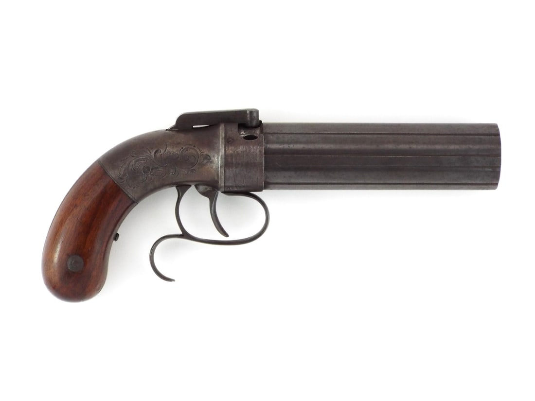 Large Allen & Thurber Dragoon Pepperbox (1 of 10)