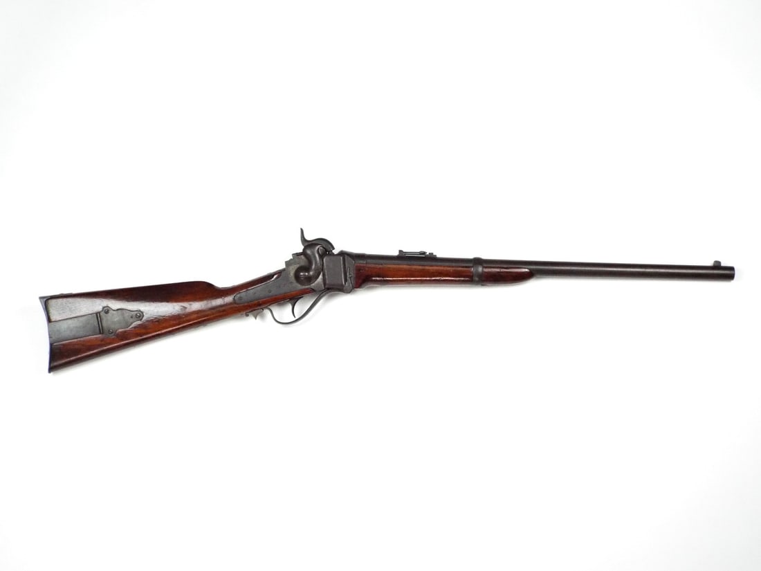 Rare US Civil War SHARPS PERCUSSION RIFLE 10th Ohio Cavalry (1 of 19)