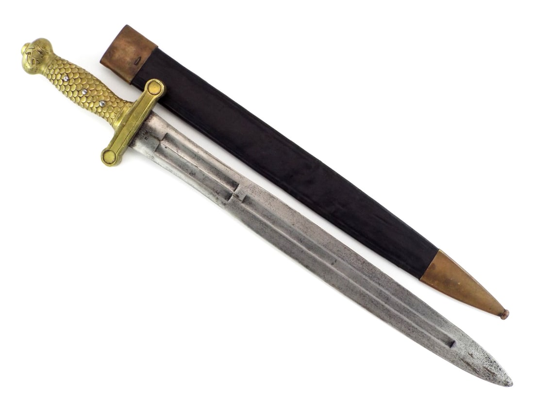 US Civil War Foot Artillery Sword N.P. AMES & Brass Eagle Pommel (1 of 12)