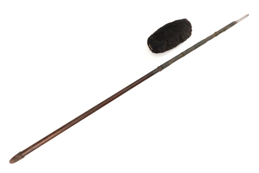 Japanese Edo YARI Spear BANSHU Income Cutouts BEAR Fur Sheath (1 of 20)