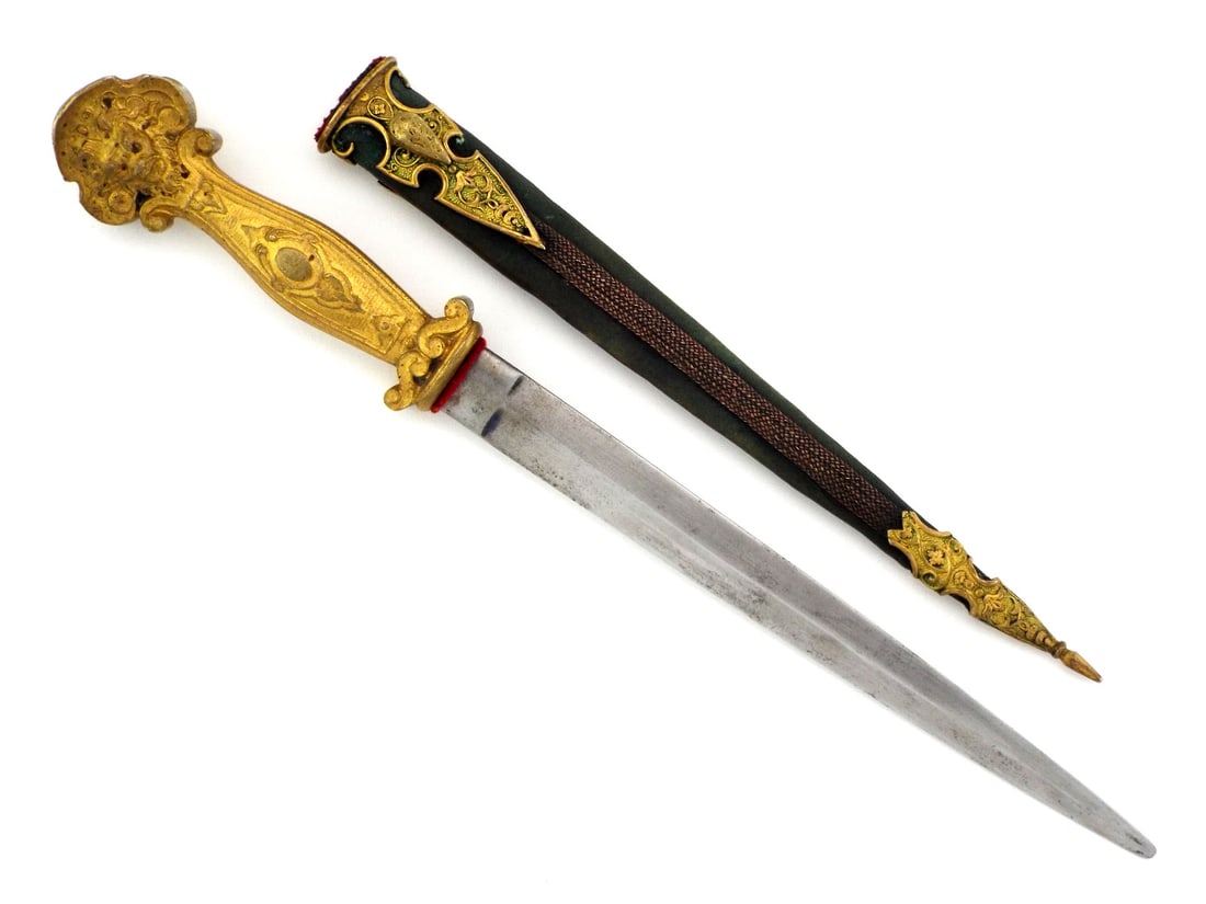 State of the Art 19th century Romantic stiletto dagger (1 of 18)
