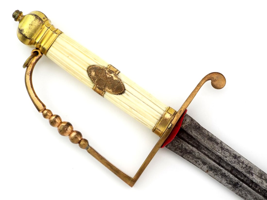 Scarce Napoleonic British Officers Spadroon Sword with 17th C. German Blade (1 of 20)