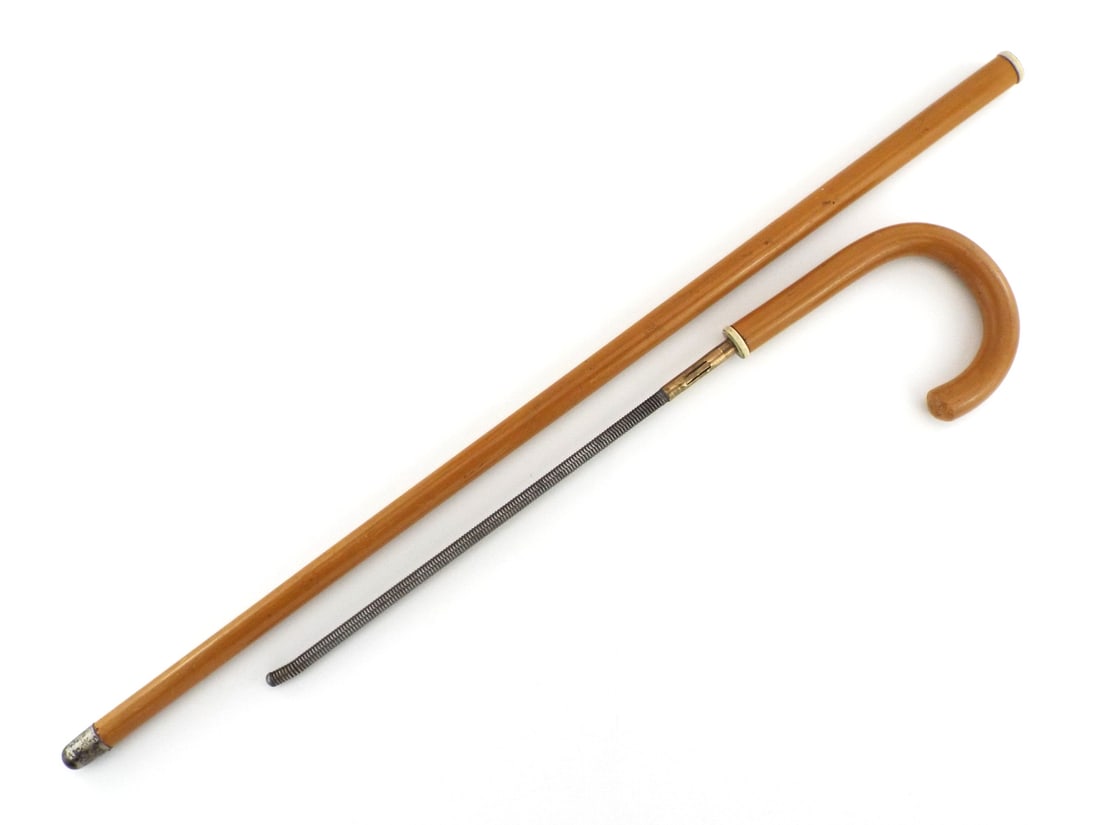 Sensational Prison Guard “persuader?? combination cane with concealed truncheon (1 of 12)