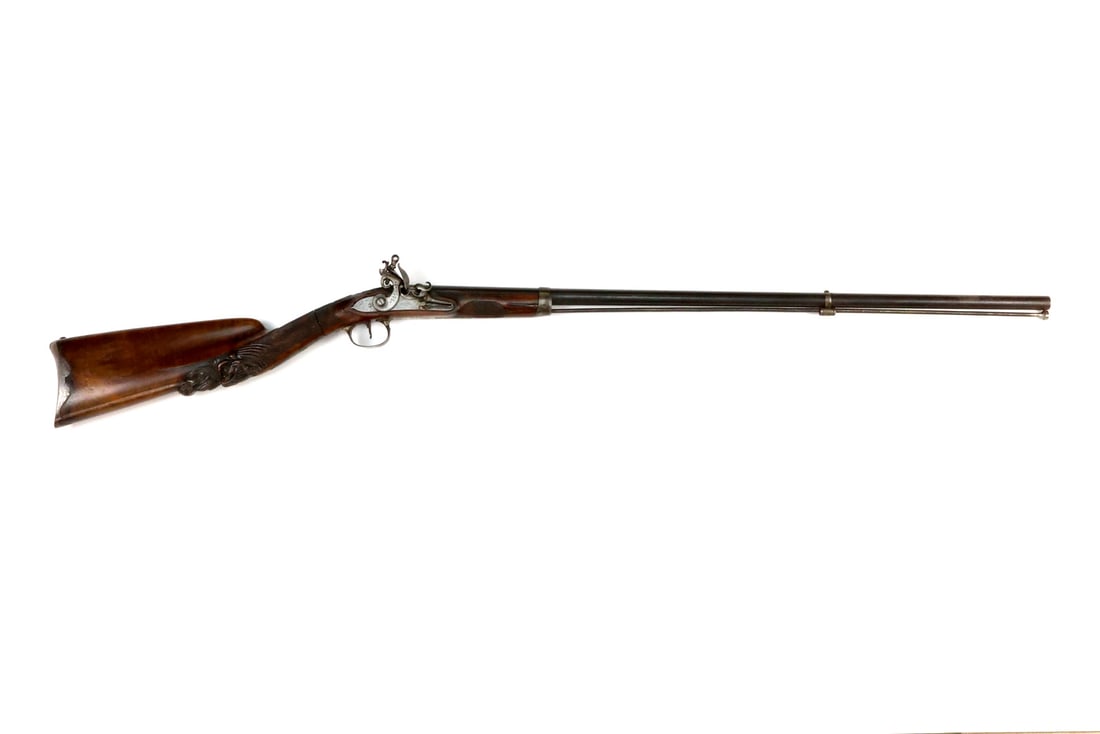 Late 18th C. French Take Down Hunting Shotgun By LUZIER DESJARDIN with Relief Carving (1 of 20)