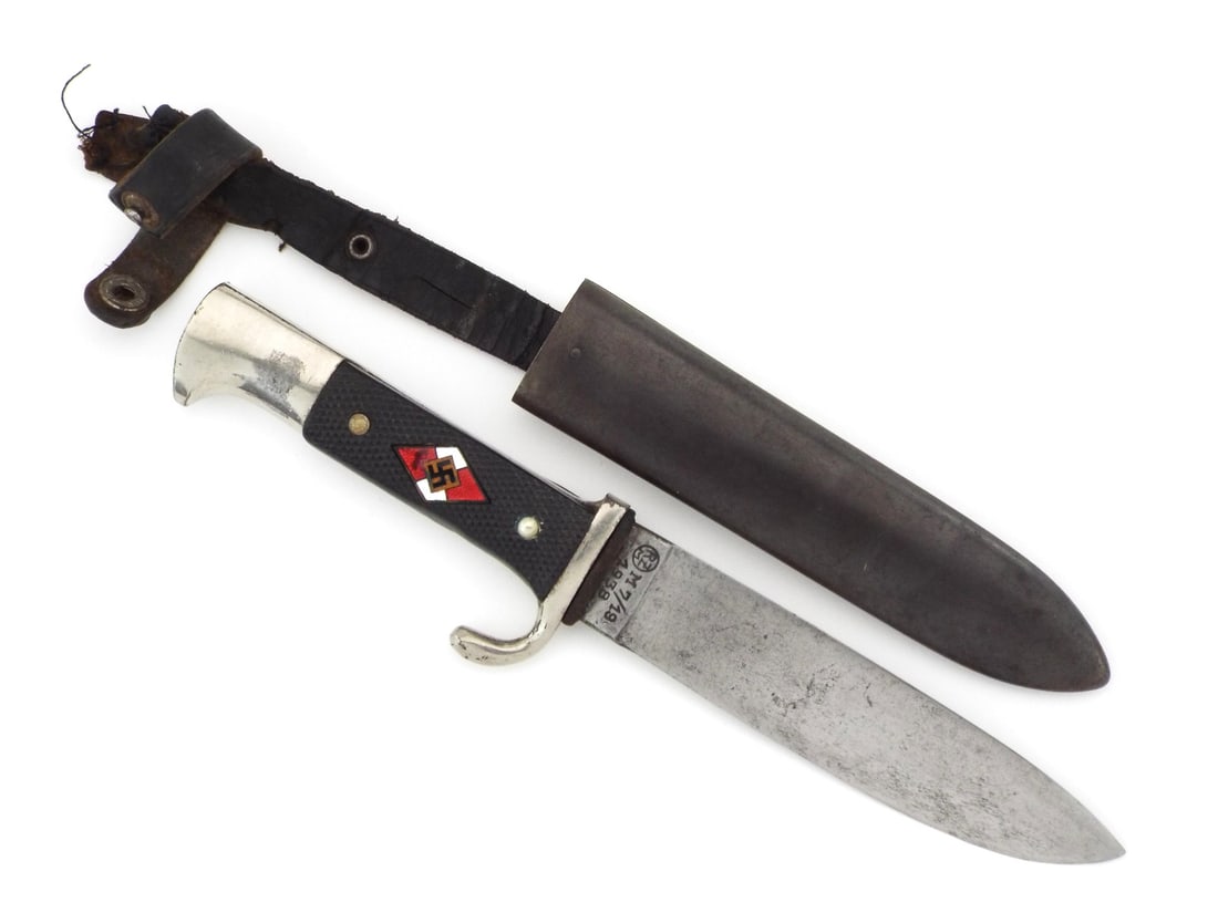 German WWII HJ Knife By WUSTHOF SOLINGEN with RZM & Maker Markings (1 of 14)