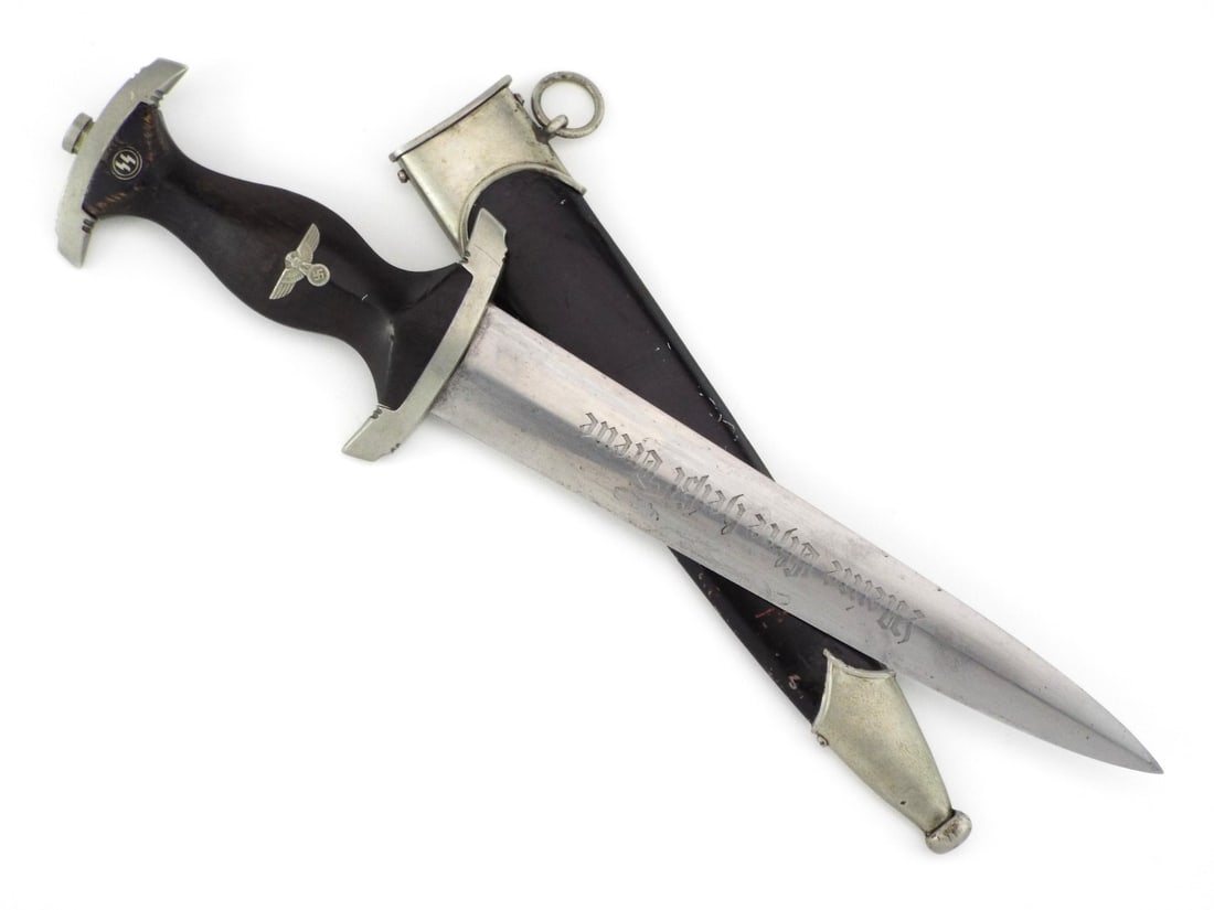 Rare German WWII SS Dagger By Carl Eickhorn GROUND ROHM DAGGER (1 of 14)