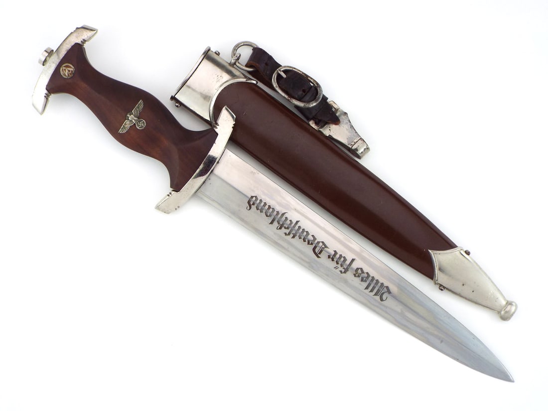 German WWII SA Dagger By PAUL WEYERSBERG SOLINGEN with RZM Number (1 of 15)