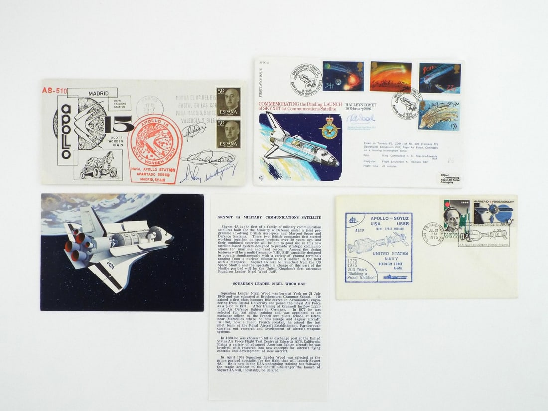 US Cold War SPACE RACE Covers & Ephemera Group (1 of 11)