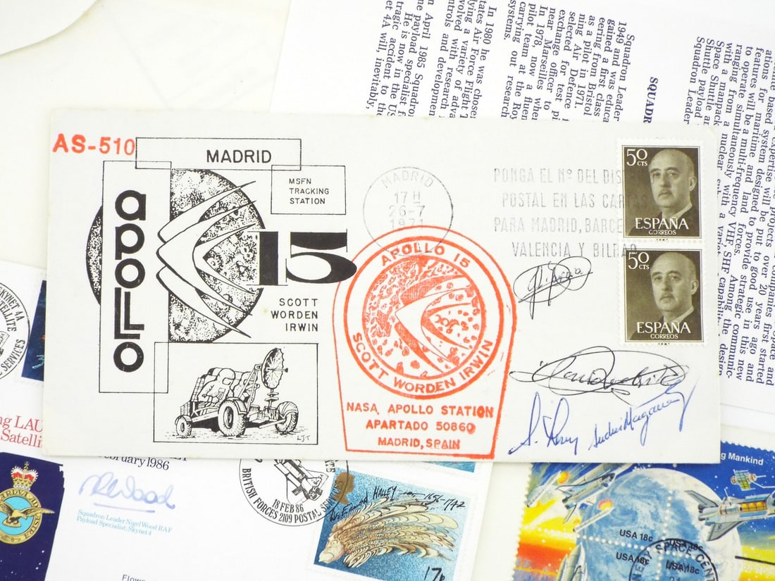 US Cold War SPACE RACE Covers & Ephemera Group - 5