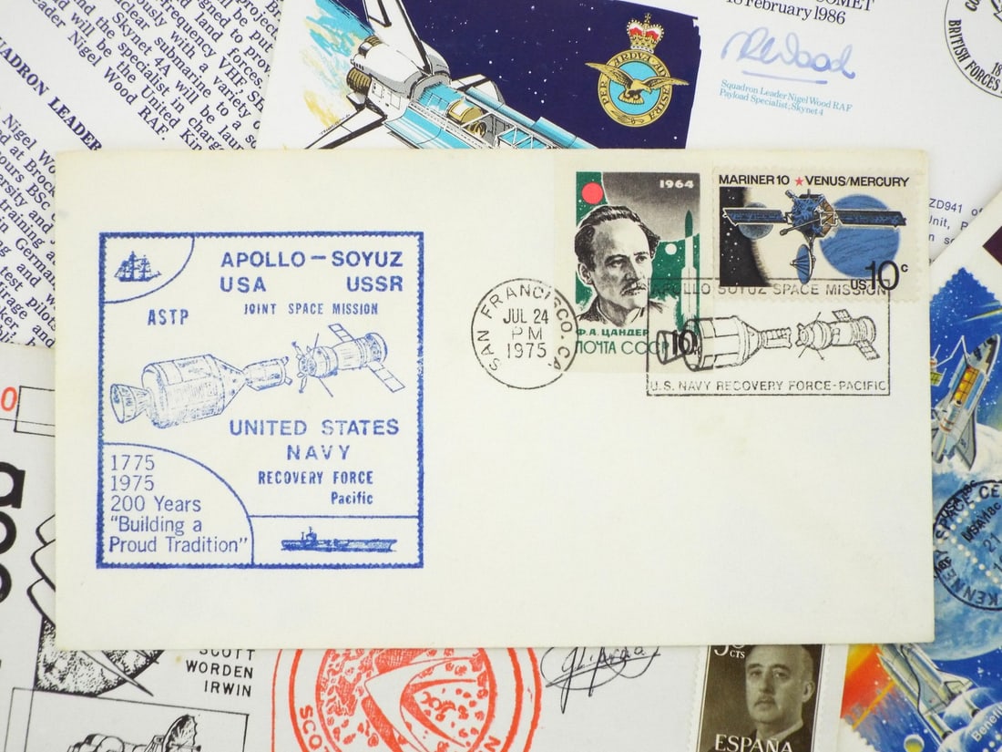 US Cold War SPACE RACE Covers & Ephemera Group - 6