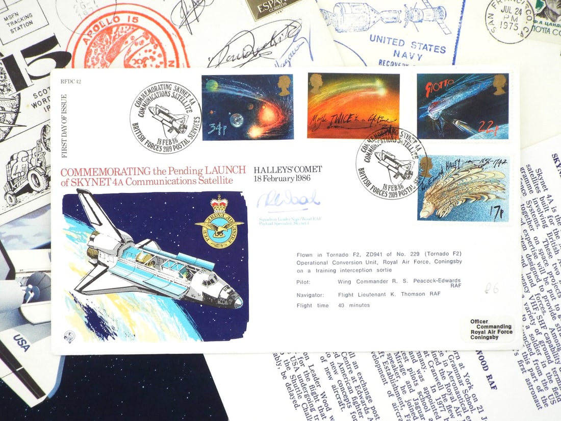US Cold War SPACE RACE Covers & Ephemera Group - 7
