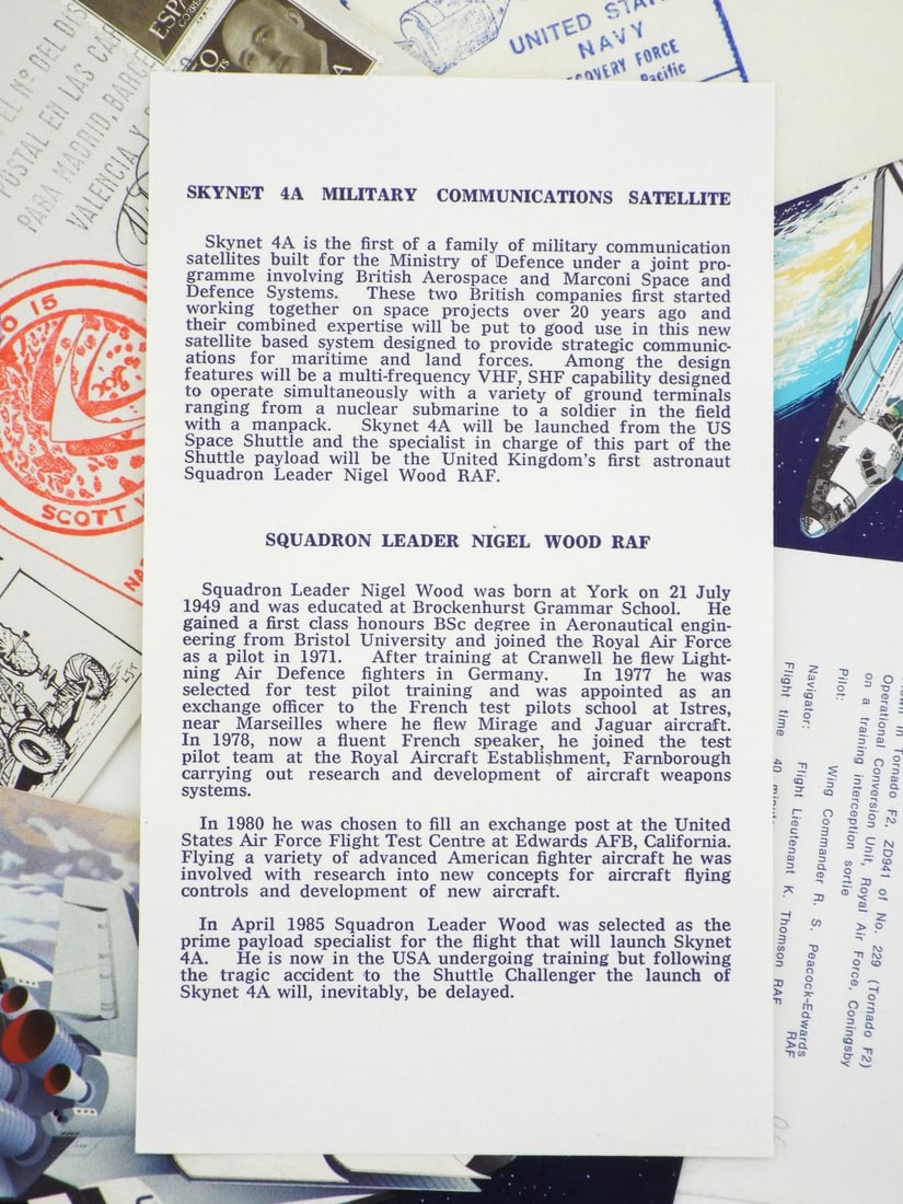 US Cold War SPACE RACE Covers & Ephemera Group - 9