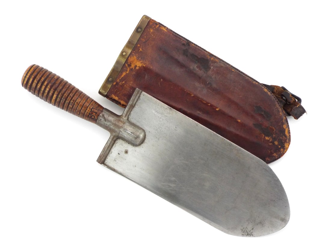 US M1873 Trowel Bayonet By SPRINGFIELD ARMORY with Leather & Brass Scabbard (1 of 6)
