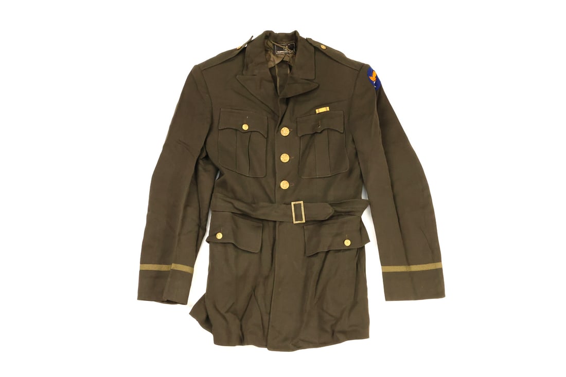 US WWII ARMY OFFICER SERVICE TUNIC by KUPPENHEIMER (1 of 5)