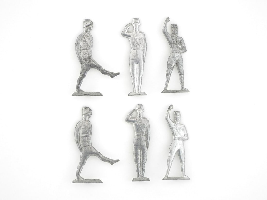 Lot of German WWII SA Toy Soldiers In CAST ALUMINUM (1 of 6)