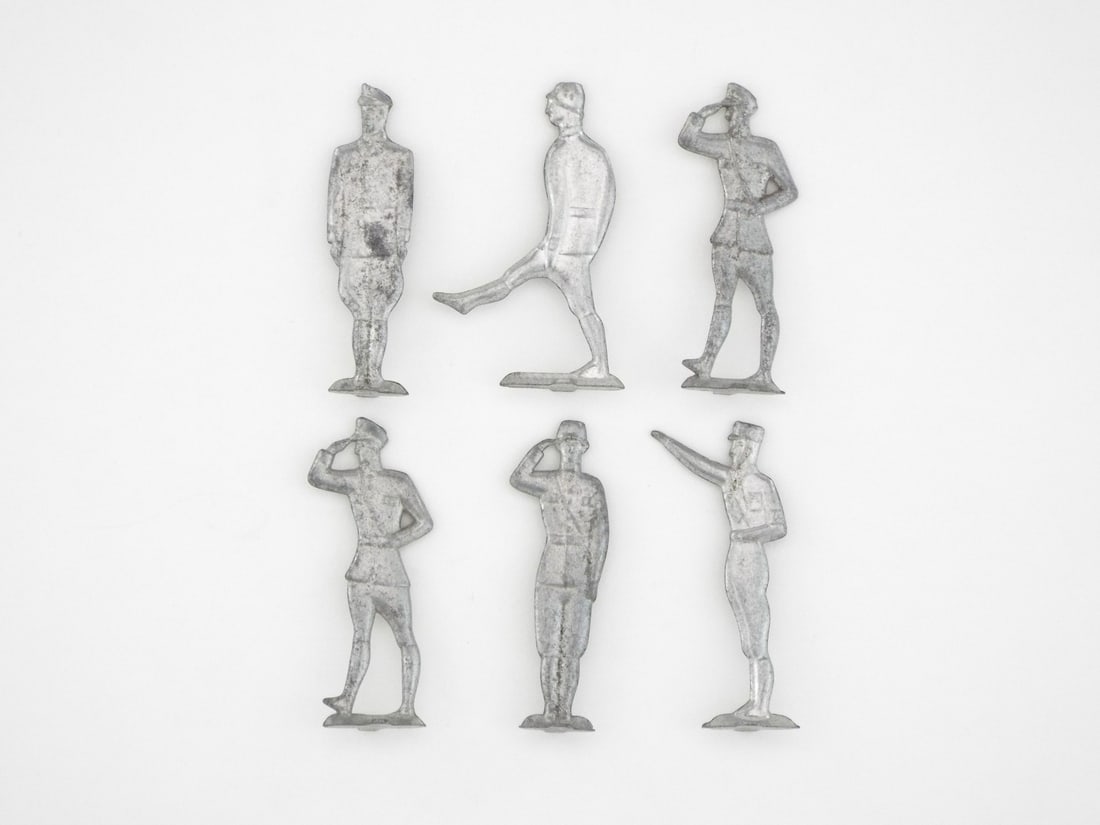 Lot of German WWII SA Toy Soldiers In CAST ALUMINUM (1 of 6)