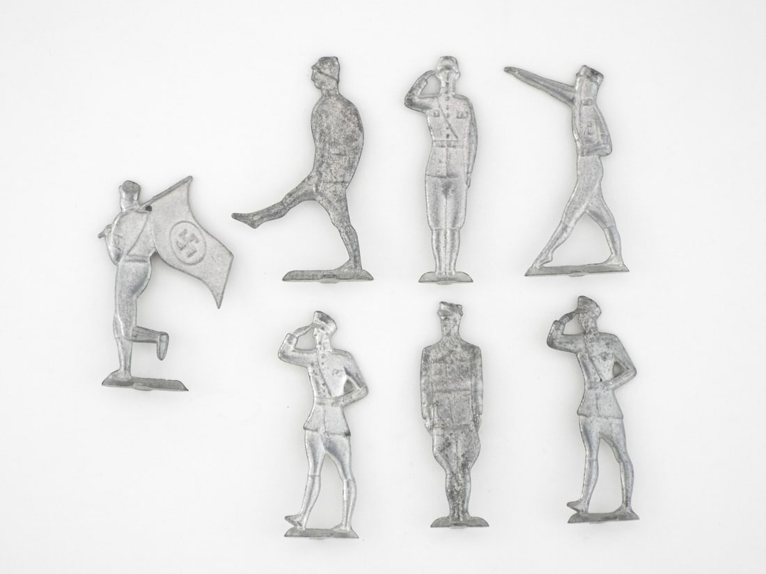 Lot of German WWII SA Toy Soldiers In CAST ALUMINUM (1 of 6)