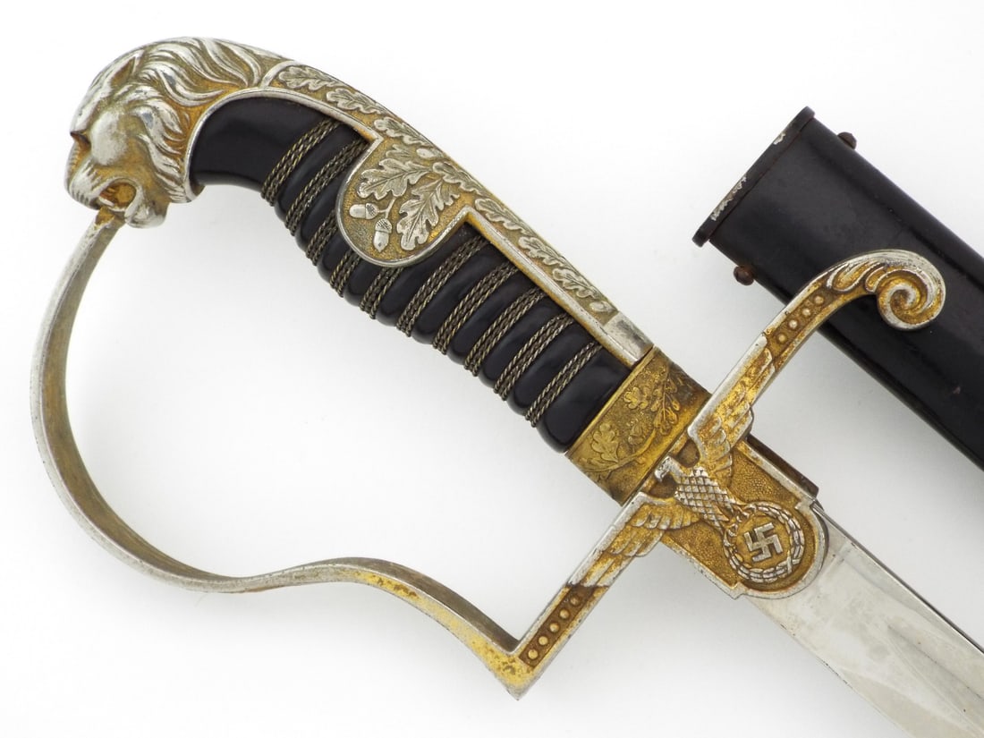 German WWII Army Officer Sword ANTON WINGEN Solingen (1 of 15)