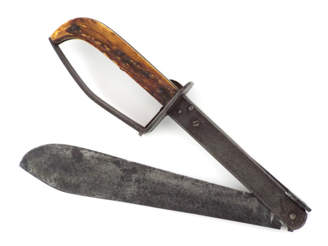 Us Civil War Confederate SWITCHBLADE SWORD with STAG SCALES (1 of 20)