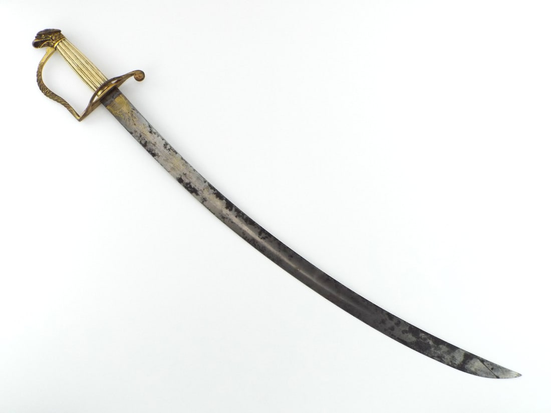 US War of 1812 Eagle Head Officer Sword GILDED BLADE (1 of 17)