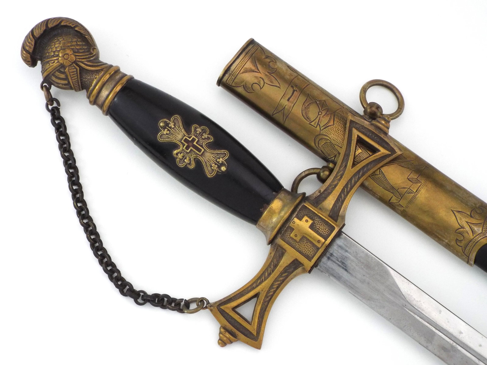 American Civil War Era Fraternal Masonic Sword (1 of 15)