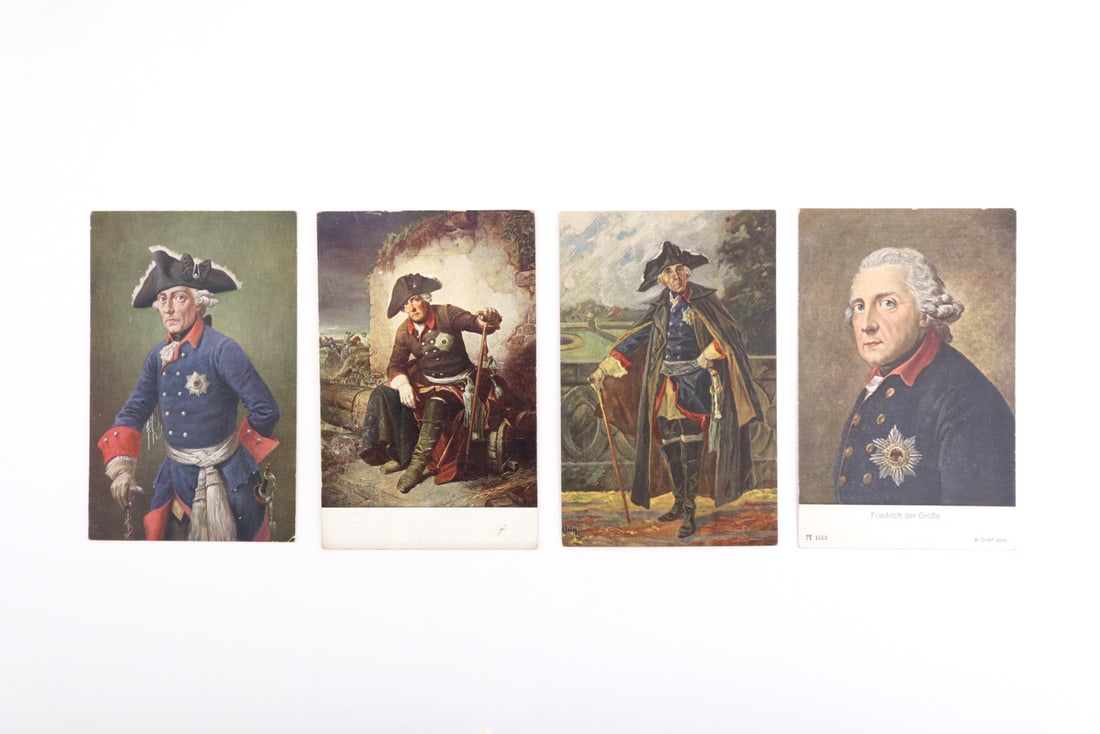 German Prussian Postcard Lot with FREDERICK THE GREAT (1 of 6)