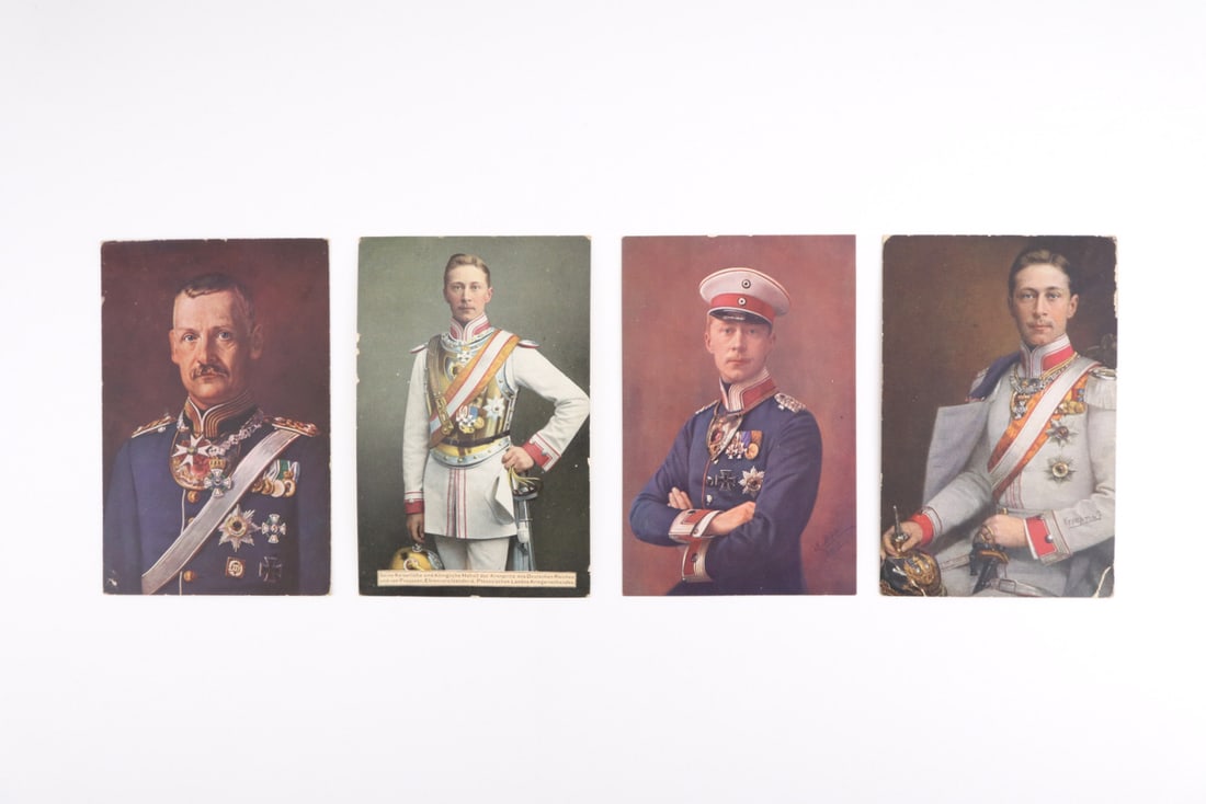 German Imperial WWI Crown Princess RUPPRECHT & WILHELM Postcards (1 of 6)