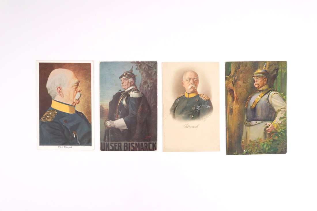 German WWI Postcard Grouping Bismarck Portraits (1 of 6)