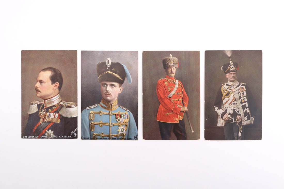 German WWI Postcards Commanders Color Lithographs (1 of 6)