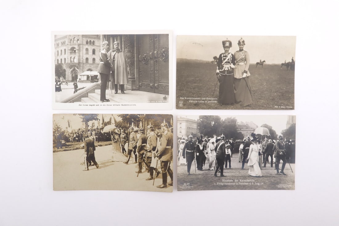 German WWI Postcards Imperial Family Photos & Totenkopf (1 of 6)