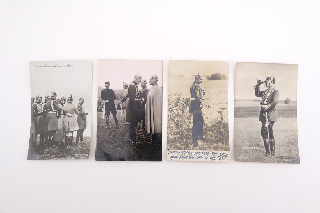 German WWI Lot of Four Kaiser Wilhelm II Postcards (1 of 6)