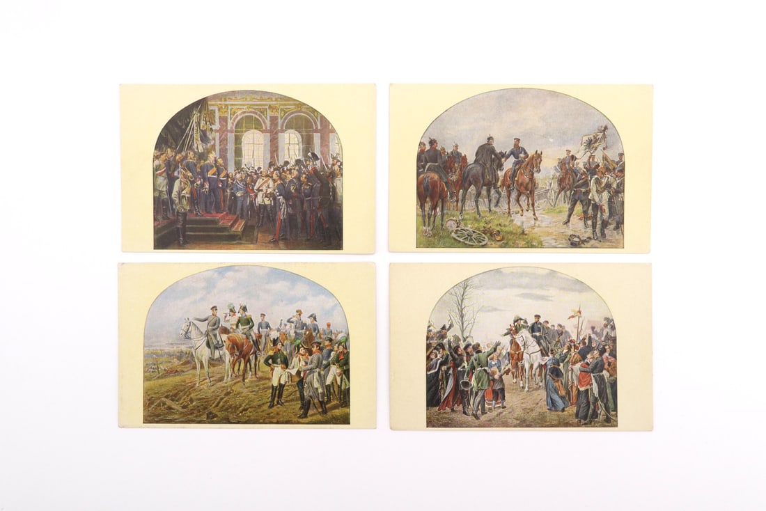 German Franco Prussian War Royal Figures Postcards (1 of 6)