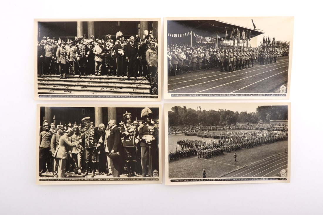 Imperial German Weimar Cavalry Day Real Photo Postcards (1 of 6)