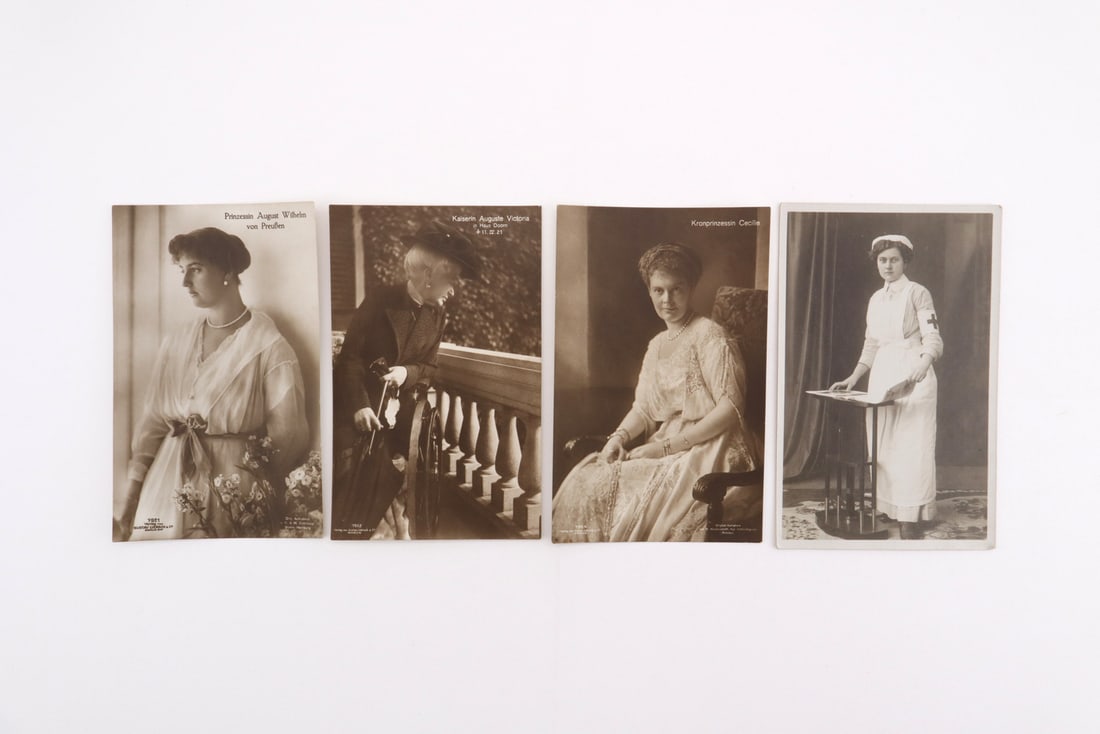 German WWI GUSTAV LIERSCH Imperial Family Postcards (1 of 6)