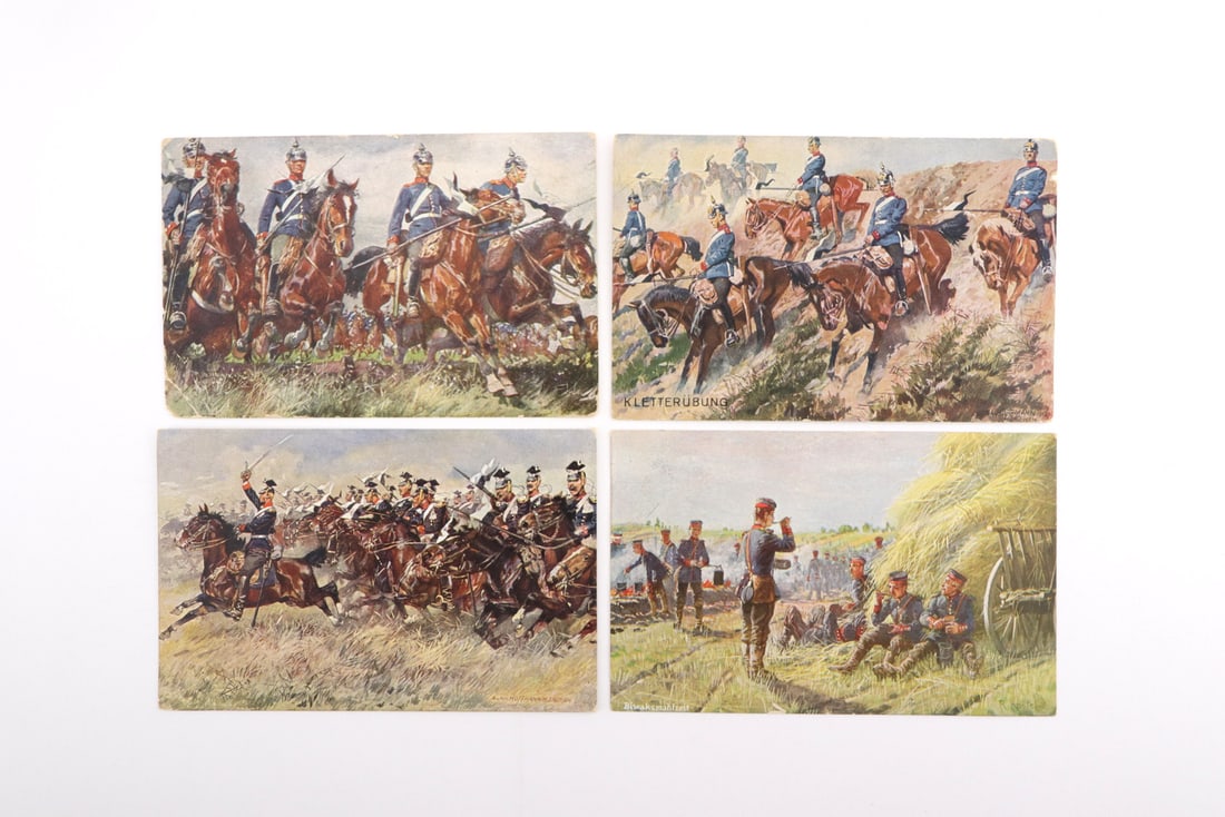 German WWI Imperial German Cavalry Postcards (1 of 6)