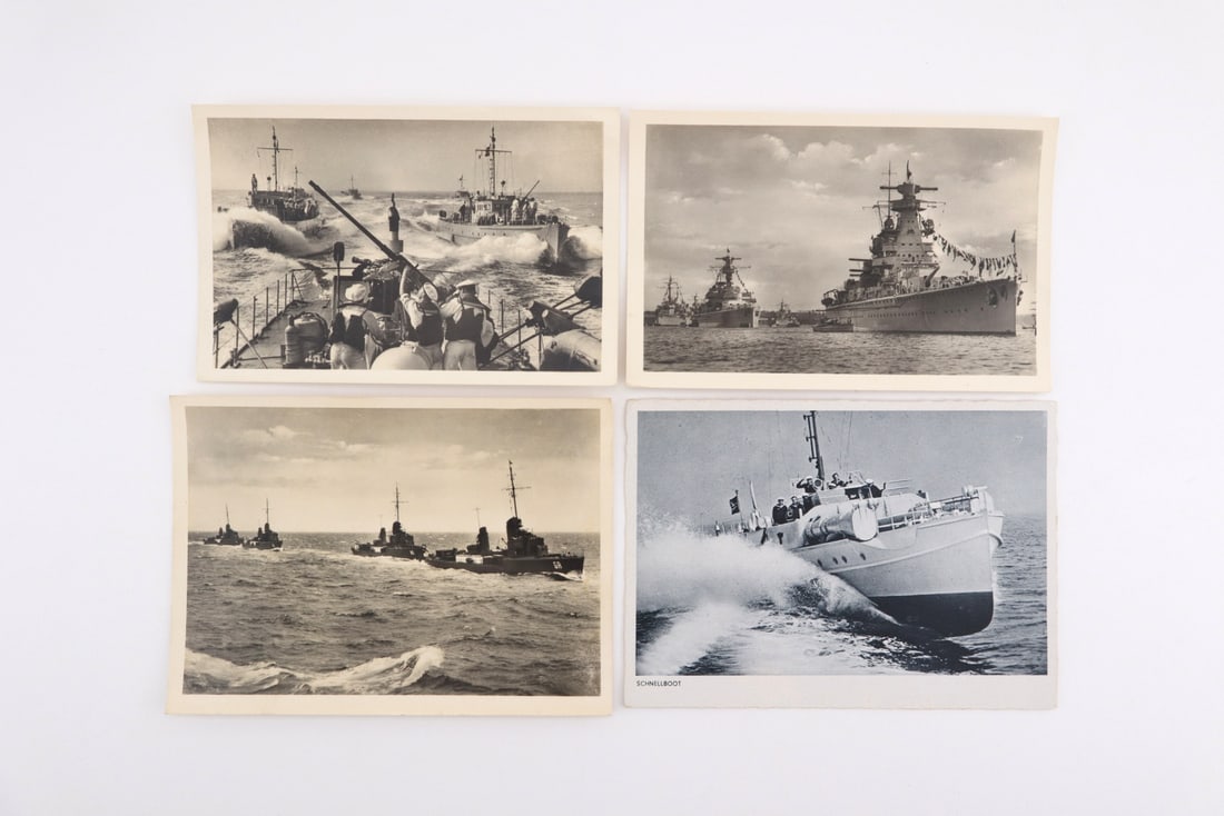 German WWII Kriegsmarine Military Postcard Lot (1 of 6)