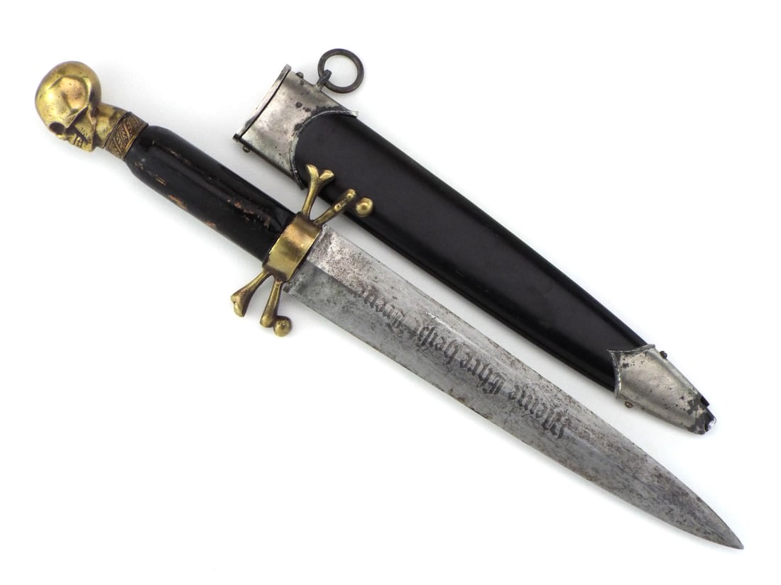 German WWII SS Officer SKULL Dagger Possibly Private Purchase (1 of 15)