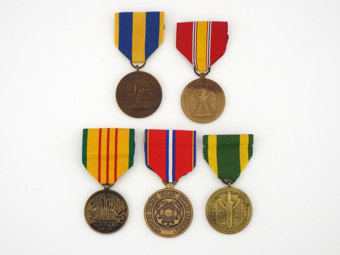 US Spanish American War to VIETNAM WAR Medal Group (1 of 4)
