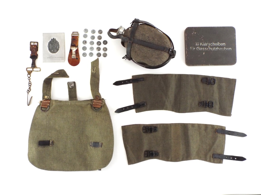Grouping of German WWII Army Items (1 of 8)