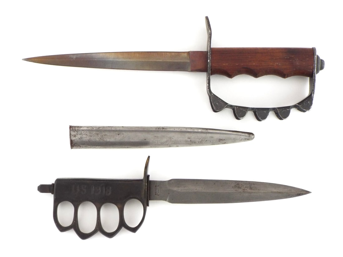 Pair of Blades in Style of US WWI TRENCH KNIVES (1 of 8)