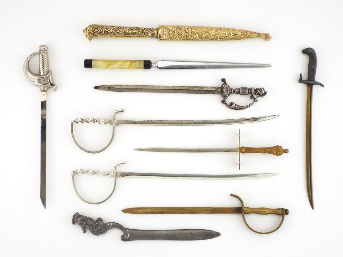 Assortment of Miniature Swords: Assortment of Miniature Swords