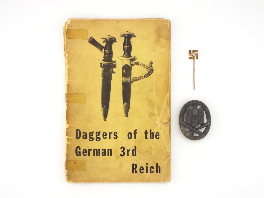 Group of German WWII Daggers Guide Badge & Pin: Group of German WWII Daggers Guide Badge & Pin