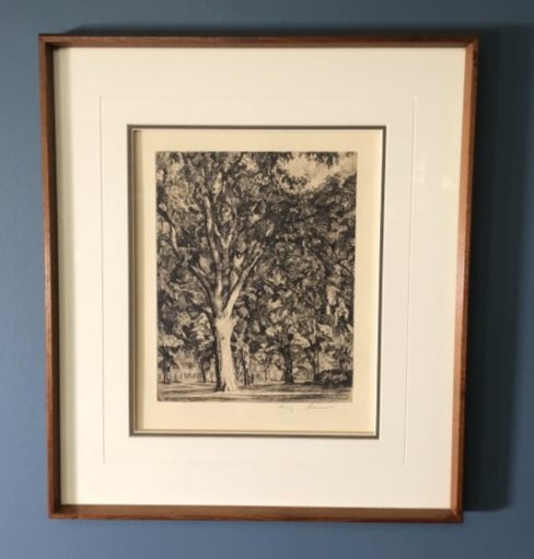 Luigi Lucioni American 1900-1988 Original signed etching (1 of 8)