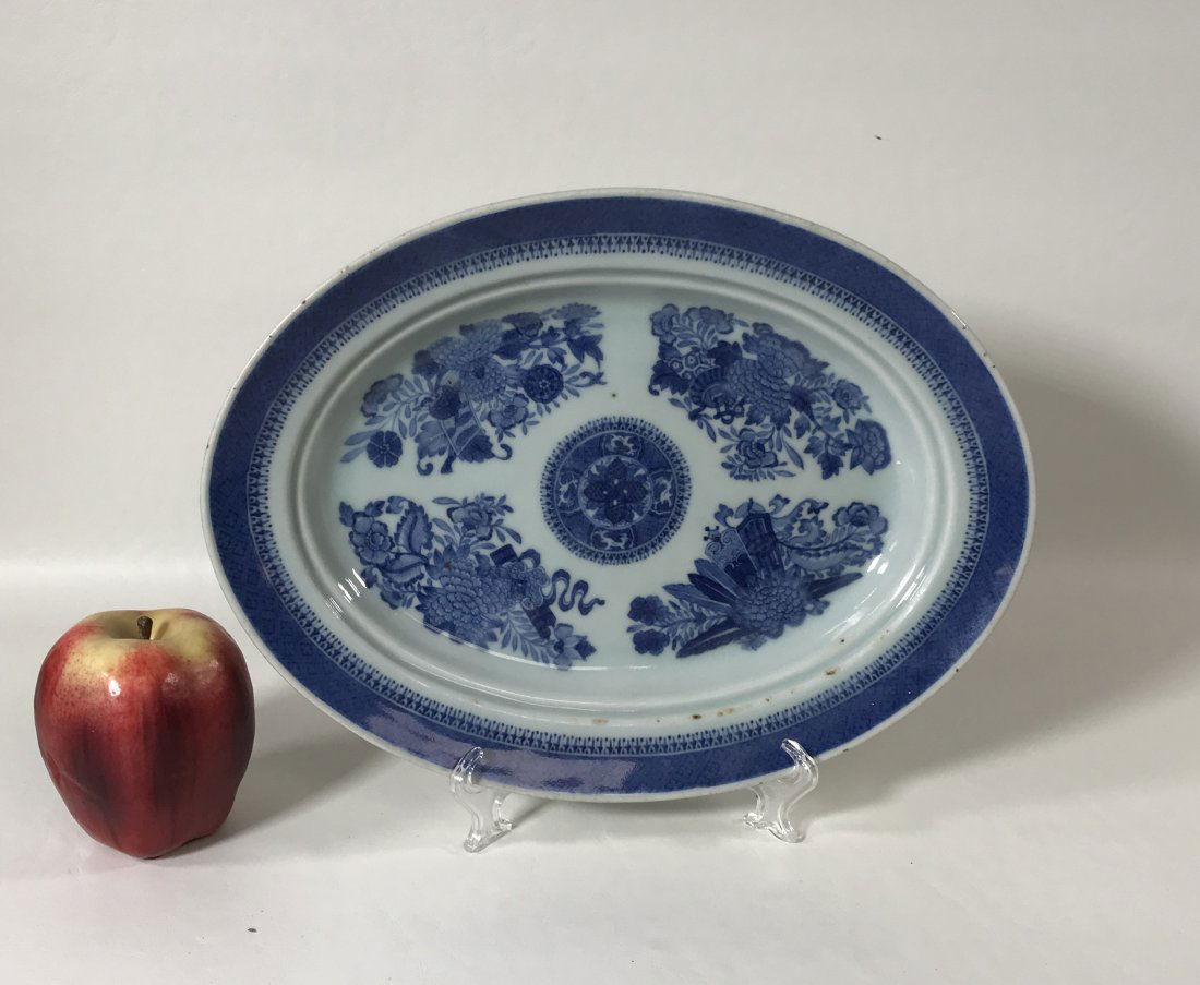 19th C. Chinese Export Porcelain, Fitzhugh Platter (1 of 3)